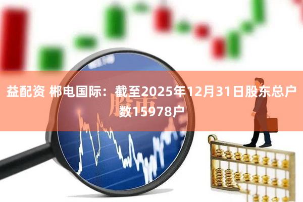 益配资 郴电国际：截至2025年12月31日股东总户数15978户